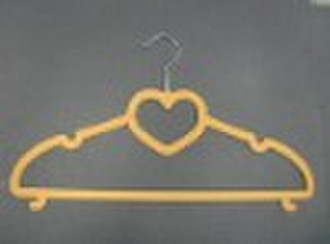 Heart-Shaped Flock Suit Hanger