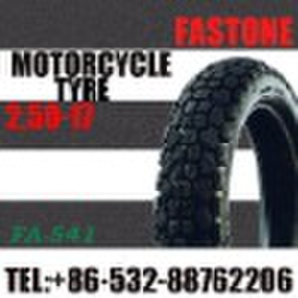 Motorcycle tyre 2.50-17 tube/tubeless