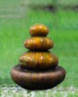 Ellipsoid garden fountain