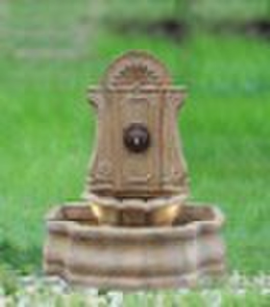 Floor garden fountain with light
