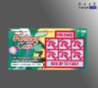 lottery card printing