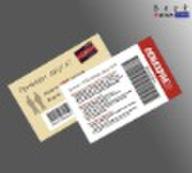 interational barcode card