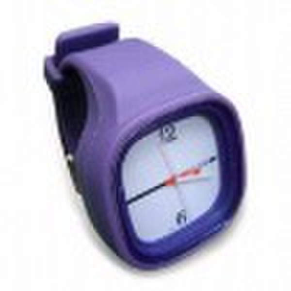 Colorful silicone sports watch