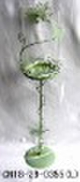 Candle Holder with Butterfly Design