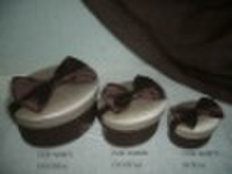 S/3 JEWELRY BOX WITH BOWKNOT