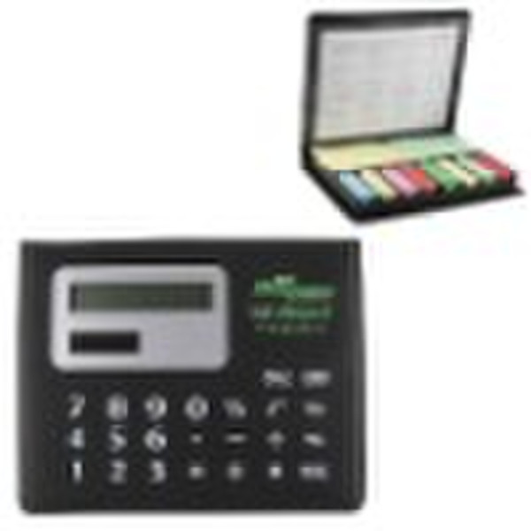 Sticky Memo Holder with Calculator