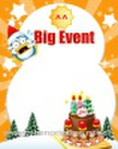 vivid design printed letter paper