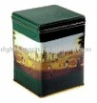 Tea tin box