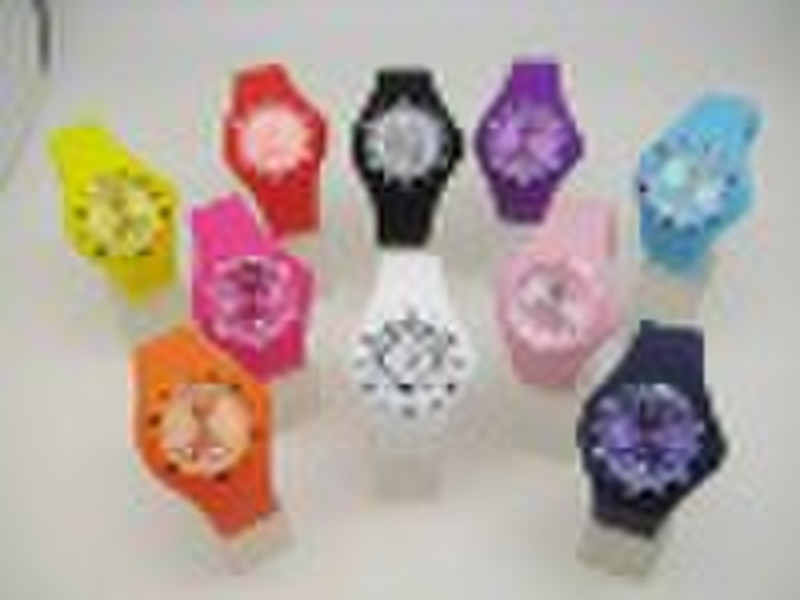 fashional ion silicone watch