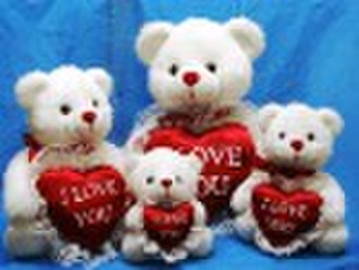 Plush love bear toy