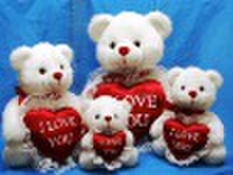 Plush love bear toy