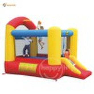 Inflatable castle-9304 Slide and Hoop Bouncer