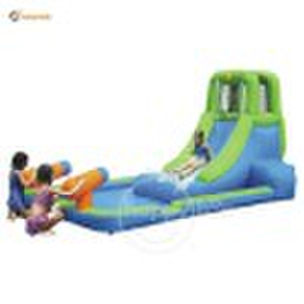 Inflatable castle-9040 Water Slide with Pool and C