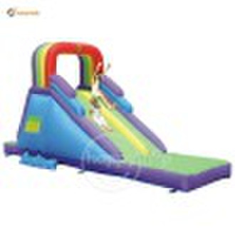 Inflatable castle-9103 Rainbow Double Slides