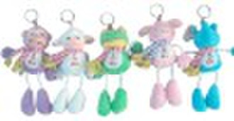 PLUSH TOY ANIMAL KEYCHAIN
