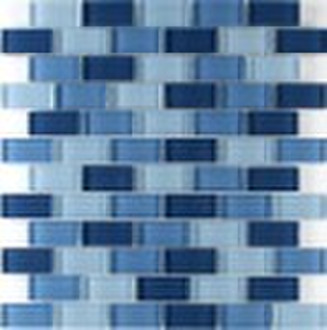 Classic Blue Color Glass Mosaic