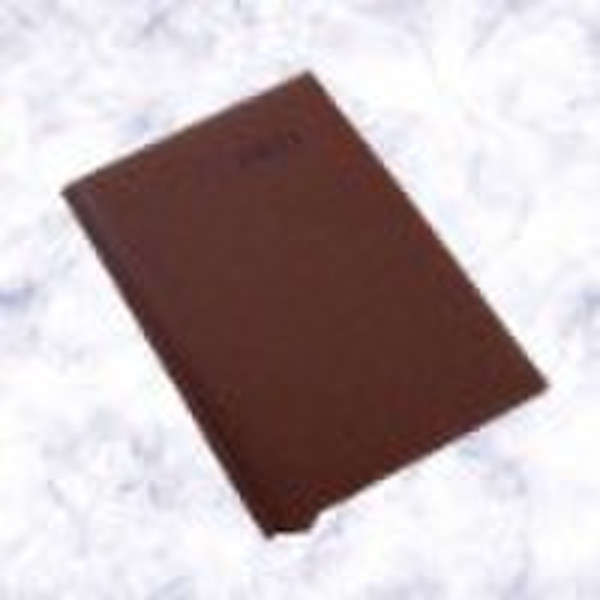 brown PU leather agenda