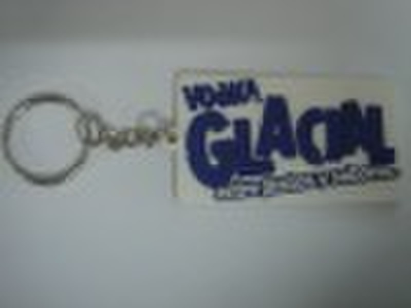 Flexible Rubber New Style PVC Keychain