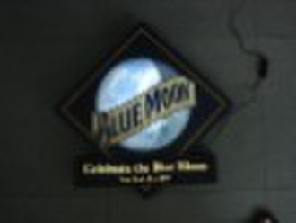 Blue moon LED rotating sign