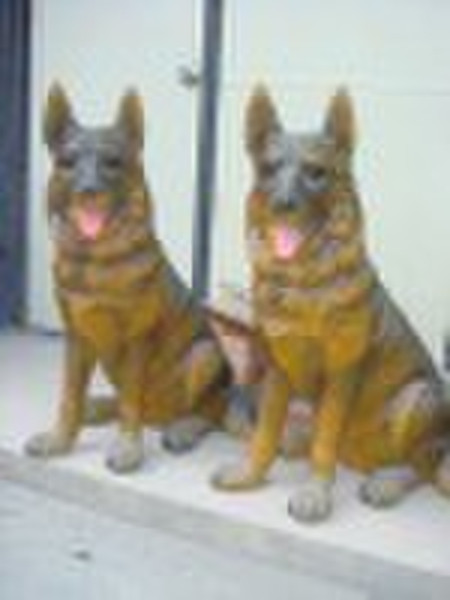 Dog Polyresin Sculpture
