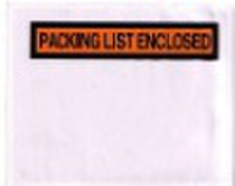 packing list envelopes