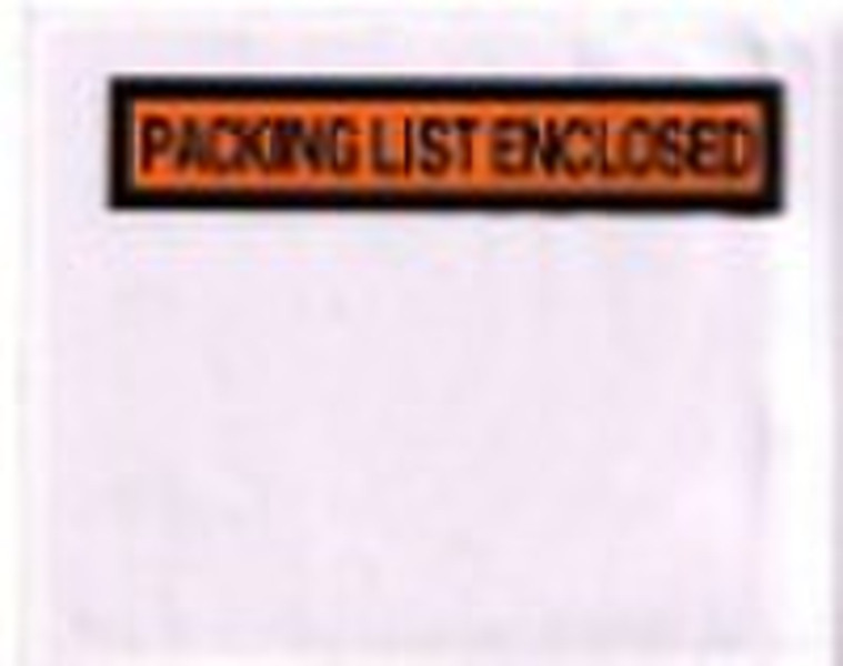 packing list envelopes