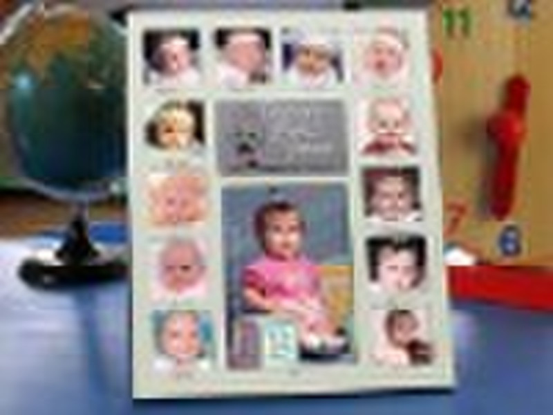 beige Babys 13 Fotos Metall-Fotorahmen