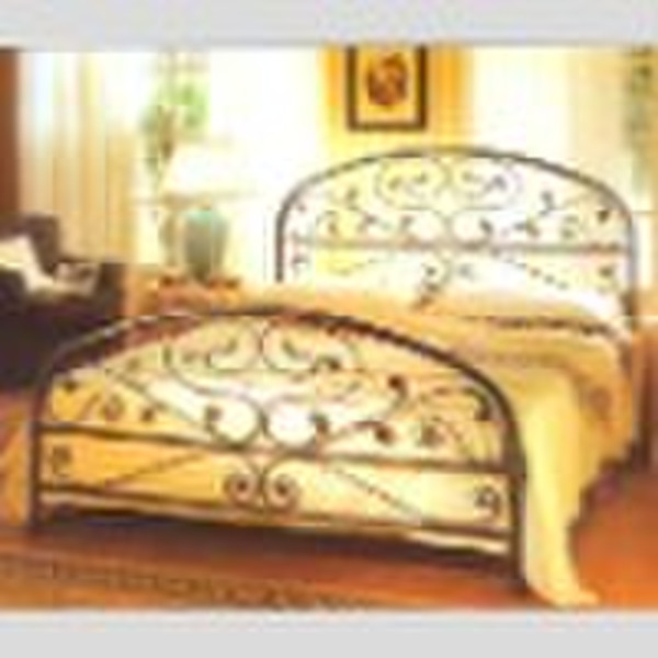 wrought iron bed