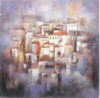 Abstract oil painting