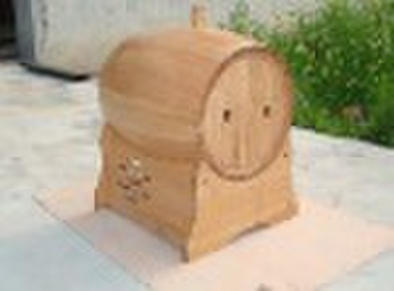 Bear Wooden Barrel