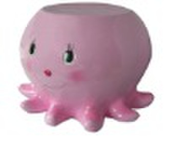 15.5"Lovely octopus stool(fiberglass cartoon