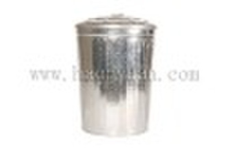 galvanized trash bins 90L