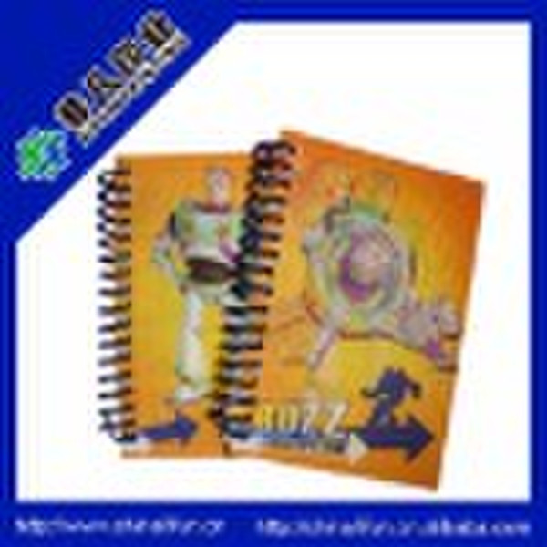 3D Disney Paper Spiral Notebook