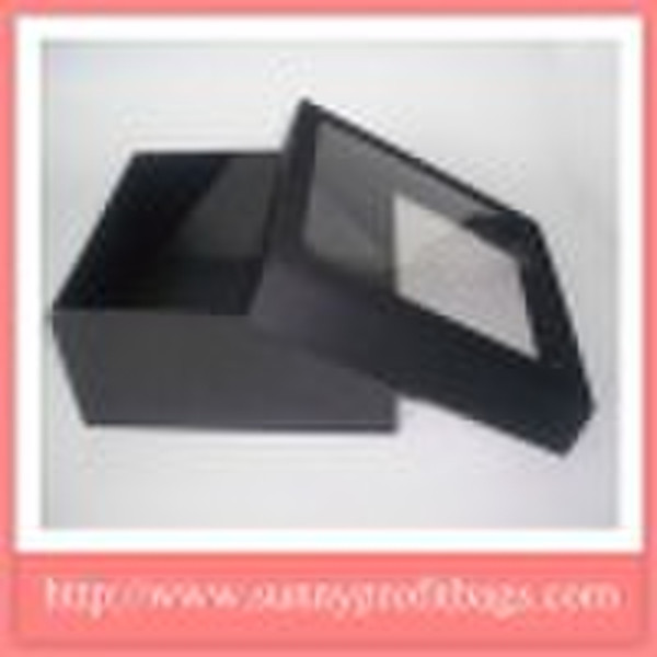 Fashion Green Transparent Window Gift Packaging Bo