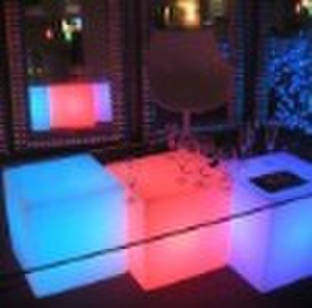 led cube,led chair,led light