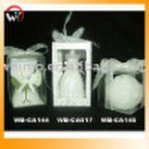 Decorative wedding candle