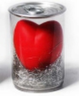 Heart message bean valentine craft