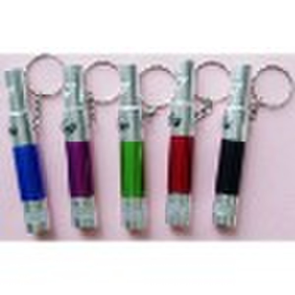 Whistle with compass and light