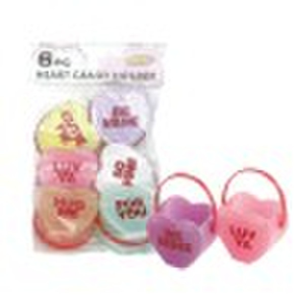 Set of 6 Mini Heart Candy Holder