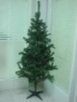 STOCK Christmas tree with light and decos