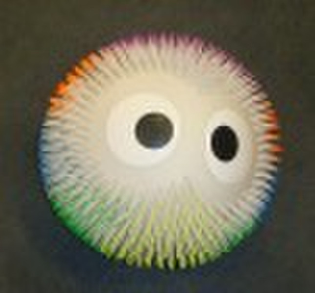 12inch rainbow blinkende Pufferkugel mit einem Lächeln fac