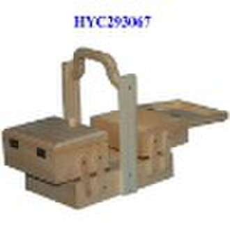 Wooden Sewing Box