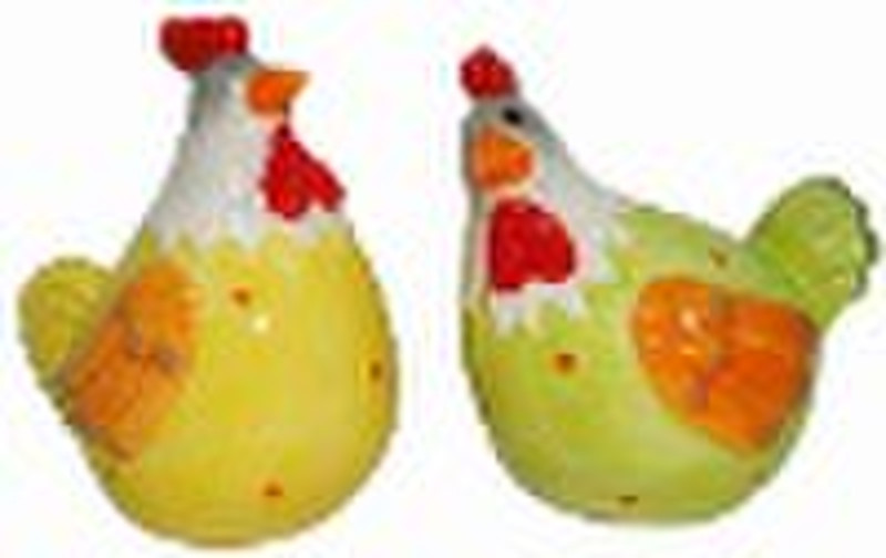 14CMH CERAMIC COOK COLORFUL GREEN/YELLOW 2ASST.