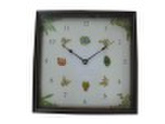 Square Wall Clock With Different Musics
