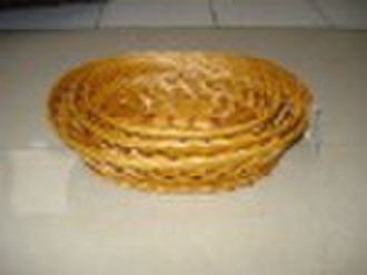 willow basket or woven basket or storage basket