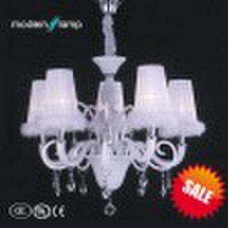 modern crystal chandelier lamp with shade