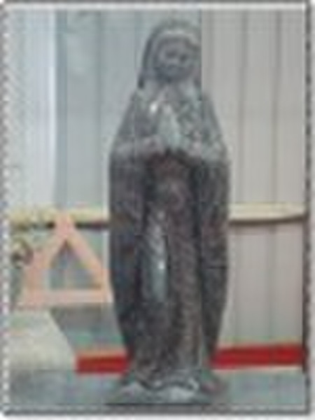 Maria stone sculpture