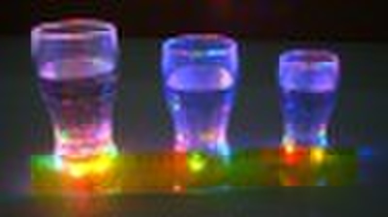 LED leuchten colar, Flash-Tasse, LED-Beleuchtung 3 Glas