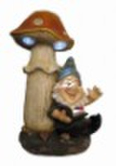 Garden Gnome Poly Solar Lights