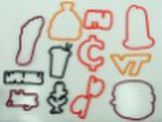 HOT Silly Bands in different colours and shapes